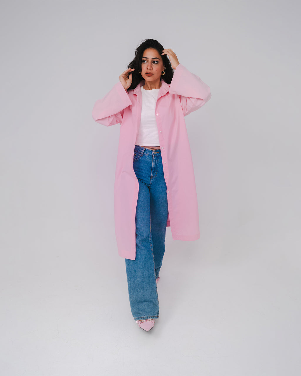 BEES Essential Cotton Poplin Shirt – Pink