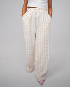 Signature Striped Linen Pants.