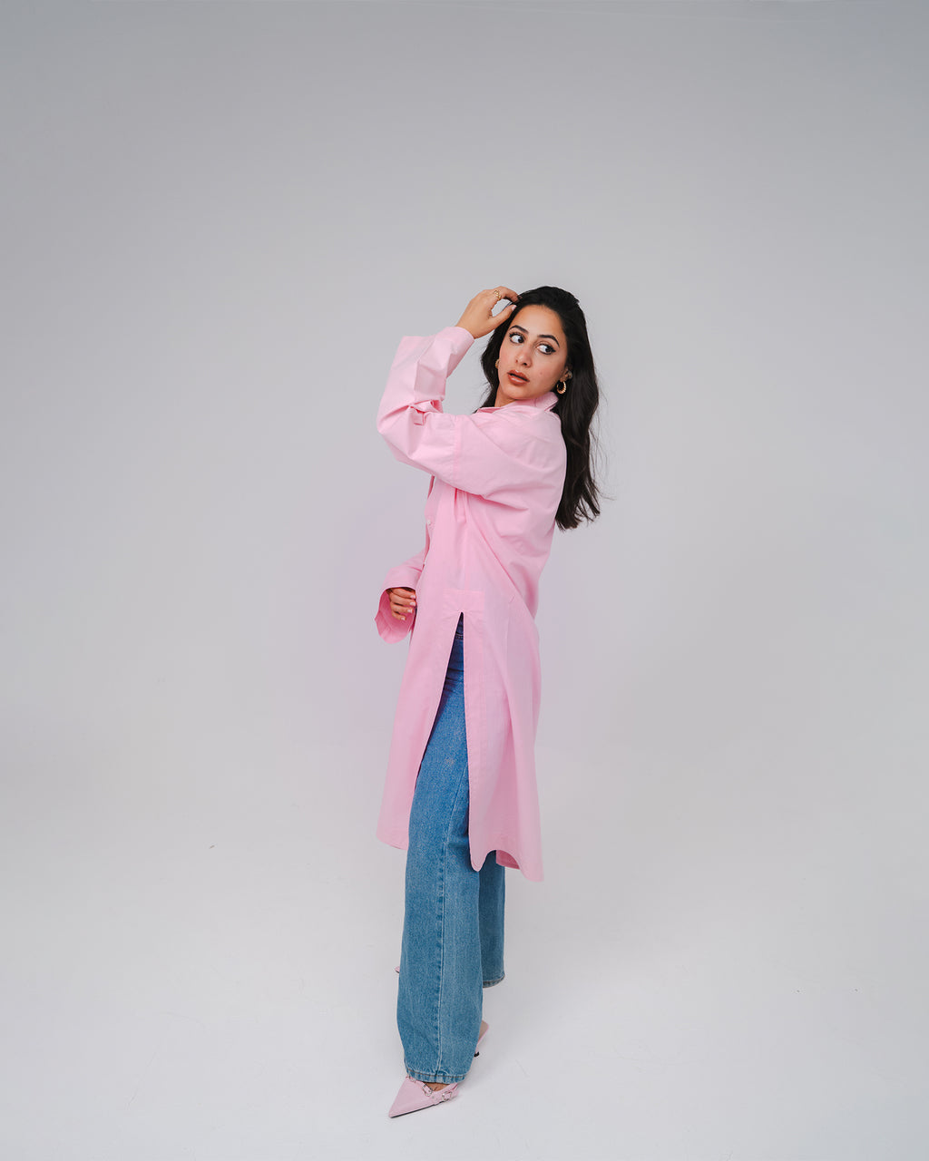 BEES Essential Cotton Poplin Shirt – Pink