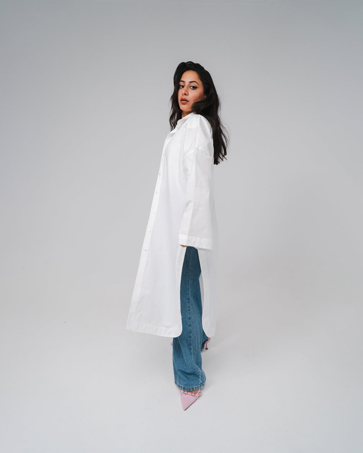 BEES Essential Cotton Poplin Shirt – White