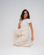 Signature Striped Linen Pants.