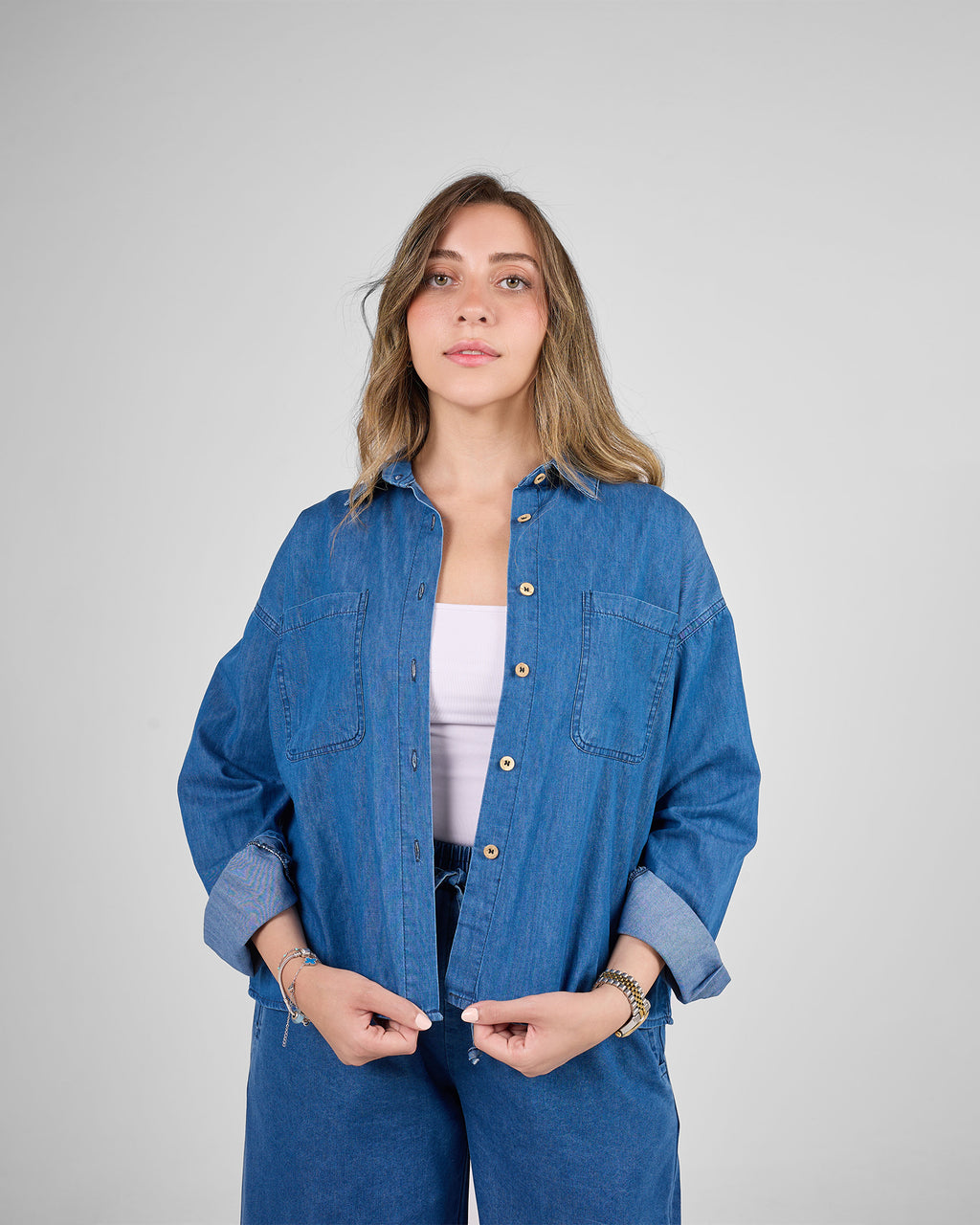 Bees Denim shirt