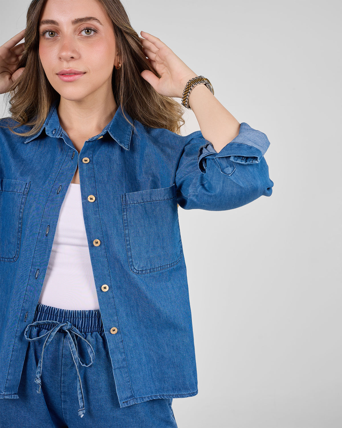 Bees Denim shirt