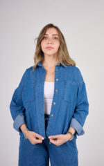 Bees Denim shirt - Light Blue - Image 2